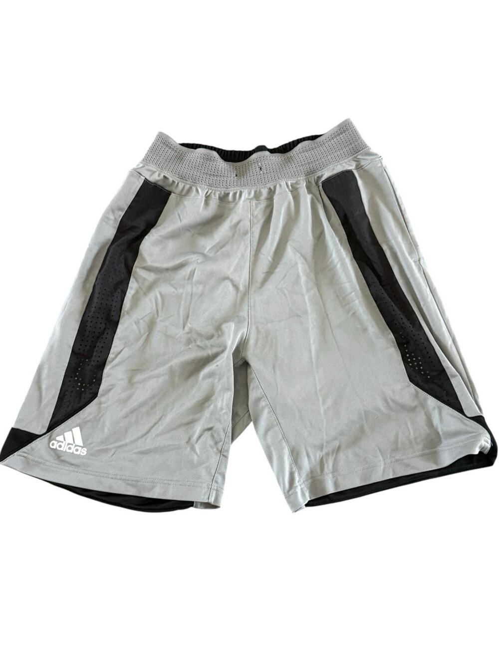 Adidas Men’s Basketball Shorts XL Gray/Black